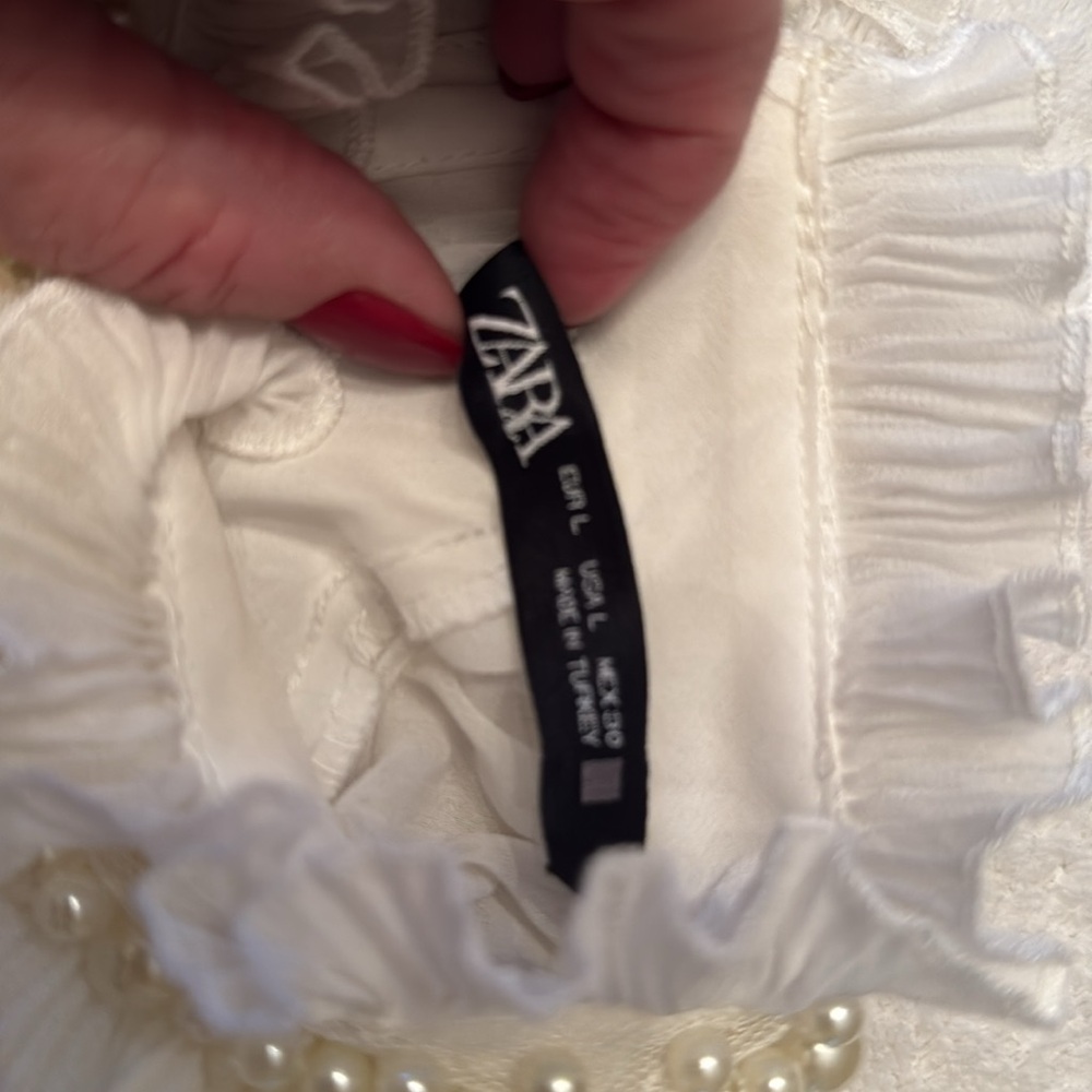 Pearl Choker Blouse by Zara - Picture 4 of 4